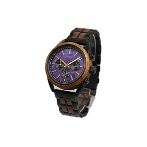 Shenzhen fabricante negro sandalia, violeta, Oliva, Koa, nogal hombre madera-reloj madera mármol reloj con esfera de reloj personalizado - Product Image 4
