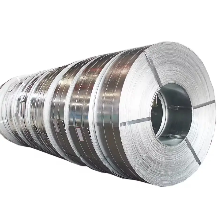 Cold Rolled Zinc Coated Steel Banding/steel strapping/Belt, Hot-Dip Galvanized Steel Strip In Coils