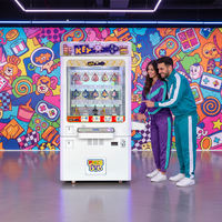 Machine de grue commerciale à monnayeur, armoire réglable, équipement d'arcade pour centre de jeux et distributeur de cadeaux