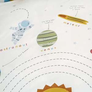 Hot Bán Chất Lượng Cao Sang Trọng In Kỹ Thuật Số Phim Hoạt Hình Tùy Chỉnh Sợi Nhỏ Bốn Mảnh Bộ Đồ Giường Bộ Cho Trẻ Em - Product Image 3