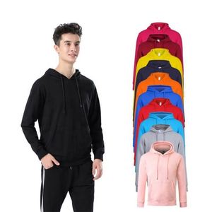 Sudadera con Capucha Gruesa de Algodón 100% para Hombre, Tallas Grandes, con Logo Personalizado, Estilo Oversize - Product Image 1