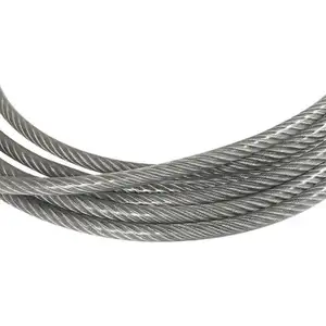 Cuerda de alambre de acero galvanizado de alta calidad de promoción utilizada para varillas de alambre de acero galvanizado Cable de grúa de elevación
