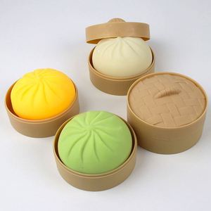 Custom Factory <b>Soft</b> Stress Relief <b>Toys</b> Steamed Giant Big <b>Large</b> Baozi Bun Dumplings Squishy <b>Toy</b> - Product Image 1