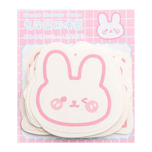 Nouvel autocollant Animal de dessin animé, autocollants de bordure de bureau Kawaii, ensemble d'autocollants de papeterie 90 feuilles - Product Image 1