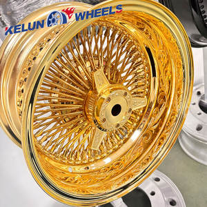 Jantes de <span class=keywords><strong>13</strong></span> <span class=keywords><strong>pouces</strong></span> 14*7 15*7 Carve Knock off Roues à rayons dorées Roues à rayons - Product Image 6