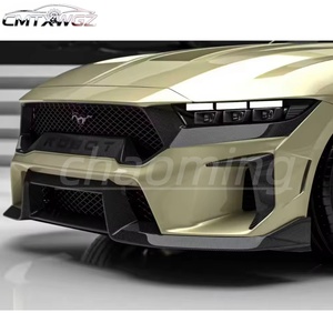 Kit de pare-chocs avant en fibre de carbone de style Jedi pour Ford Mustang S650 2024+ - Product Image 3