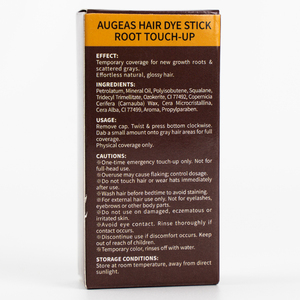 Bâton de coloration capillaire sûr et pratique, couvre les cheveux blancs 2-en-1, coloration instantanée, résistant à l'eau et à la transpiration, retouche rapide des racines (Noir Brun) - Product Image 3