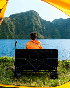 Chariot de plage pliable multifonctionnel de haute qualité pour le camping et les pique-niques en plein air - Product Image 6