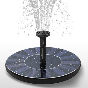 Fontaine à pompe à eau à énergie solaire facile à utiliser en métal plastique bois bain d'oiseau étang décor <span class=keywords><strong>de</strong></span> <span class=keywords><strong>jardin</strong></span> <span class=keywords><strong>pour</strong></span> la maison cour extérieur décor <span class=keywords><strong>de</strong></span> poisson - Product Image 1