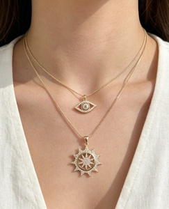 Collar con colgante de estrella de mar y corazón, joyería de verano, cadena con eslabones clásicos, regalo para mujeres amantes de la playa - Product Image 4