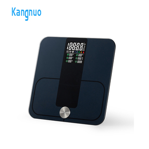 Balance connectée intelligente en verre ITO grand format avec affichage, mesure du IMC, Bluetooth, pour salle de bain - Product Image 1