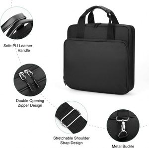 <b>Case</b>-it Factory Multi-Pockets Trendy Unisex Office <b>Laptop</b> Bag Briefcase Easy to <b>Carry</b> Large Capacity - Product Image 3