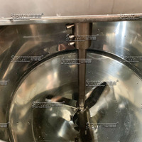 Machine semi-automatique à fonction de mélange et de chauffage pour huiles cosmétiques, boissons, pétrole, gelée de vaseline, avec fonction de chauffage, commande PLC, en verre