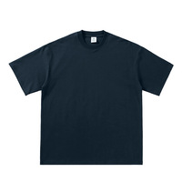 T-shirts personnalisés en gros de 280 grammes, 100% coton, t-shirt uni pour homme, t-shirt uni de haute qualité pour jeunes