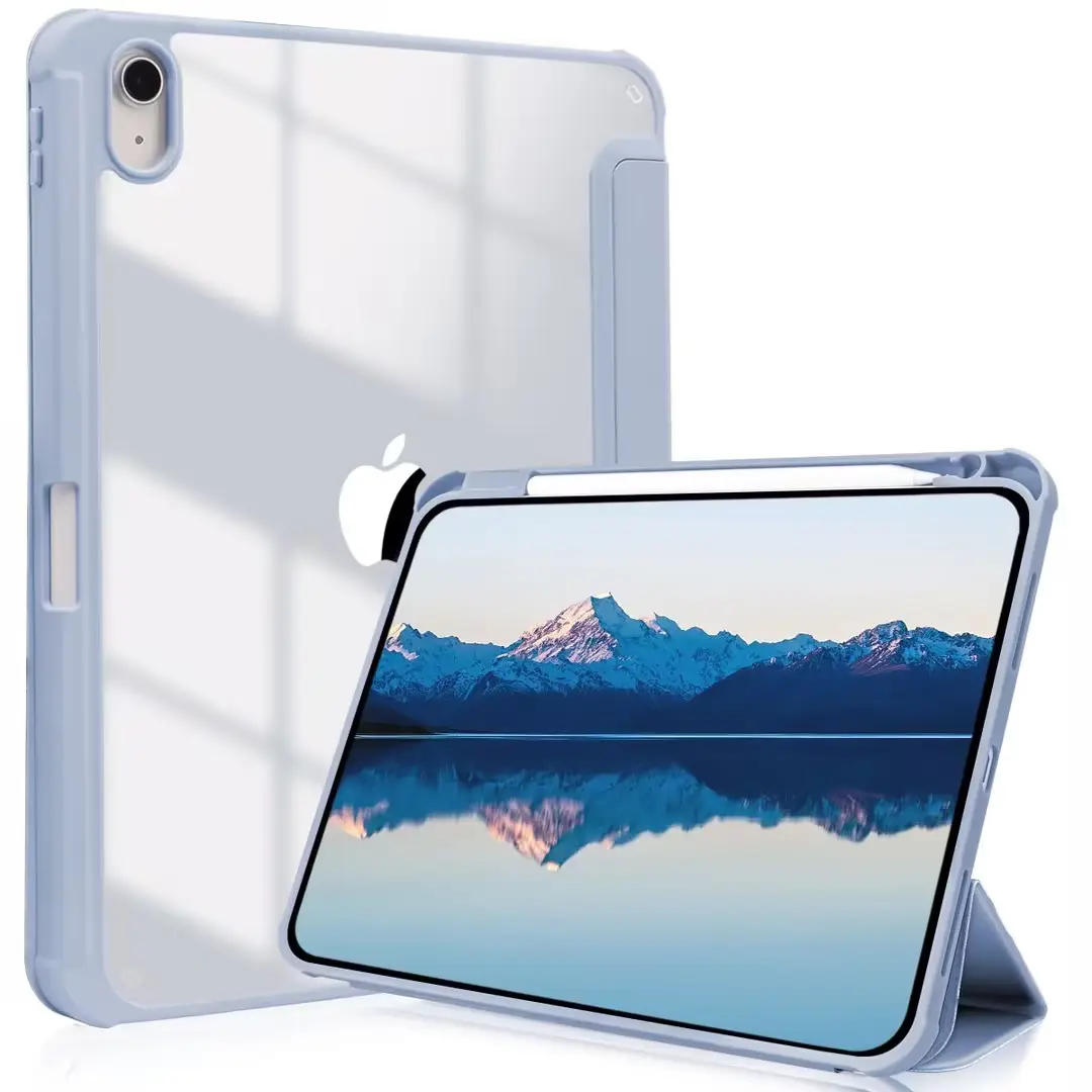 2023 mới cho iPad Vỏ bảo vệ với khe cắm bút Bảo Vệ Bí Mật ipro 11/12 9 inch Silicon vỏ phẳng iPad bảo vệ trường hợp