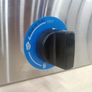 <span class=keywords><strong>Friteuse</strong></span> à gaz de table en acier inoxydable 10L à réservoir unique, compatible GPL/GN, équipement de cuisine, état neuf - Product Image 6