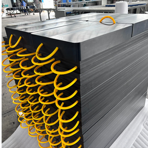 Pieds de stabilisation de grue en UHMWPE bleus personnalisés en usine, patins antidérapants jaunes pour grue, support de pied de grue en HDPE - Product Image 2