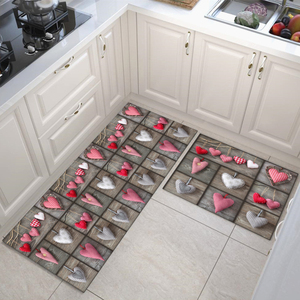 Aiwu — tapis de sol antidérapant et personnalisable, paillasson de cuisine imprimé en 3d résistant à la chaleur, ensemble 2 en 1, pas cher - Product Image 6