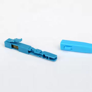 Connecteur rapide LC UPC pré-polis de haute qualité Aoptke, adaptateur rapide pour <span class=keywords><strong>fibre</strong></span> <span class=keywords><strong>optique</strong></span> FTTH, équipement bleu installable sur le terrain, 10 pièces/boîte - Product Image 3