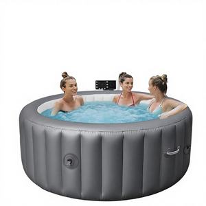 Piscine <span class=keywords><strong>gonflable</strong></span> en PVC SPA <span class=keywords><strong>Jacuzzi</strong></span> avec massage <span class=keywords><strong>chauffant</strong></span>, baignoire à bulles, bain à remous, piscine - Product Image 1