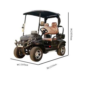 Cheap Chinese 2 Seater 72V Mini Golf Carts Push Cart for <b>Security</b> Patrol - Product Image 2