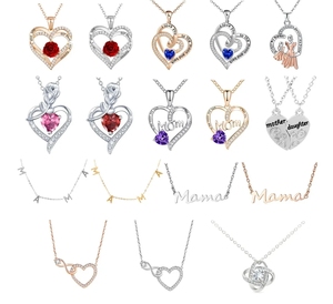 Cadeau de la Saint-Valentin 2026 : Collier et Bague dans une Boîte à Bijoux en Acrylique <span class=keywords><strong>avec</strong></span> Rose Éternelle Conservée, Idéal pour Maman ou Femme - Product Image 6