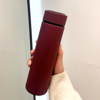 Borraccia termica in acciaio inox da 17oz/500ml, a doppio strato sottovuoto, per tè, acqua, ufficio, uso aziendale.