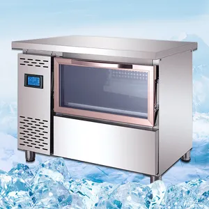 Machine à glace automatique, 80KG/24H, pour comptoir