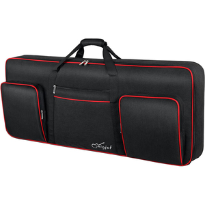 Free Sample Portable 61-Key Keyboard Gig Bag Case Durable 600D Oxford Cloth 10mm Cotton Padded Case Gig Bag - Product Image 1