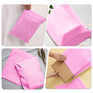 Почтовый пакет RUIQI розовый, самоклеящийся, прочный, водонепроницаемый, для доставки, экологичная упаковка для бутиков - Product Image 4