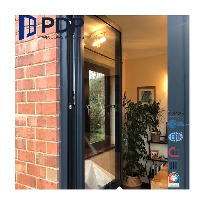 PDP Aluminium Alloy Casement Windows with Tempered Glass Louver Curtain for House Kitchen Entry Hotel Window Glass Design Screen
