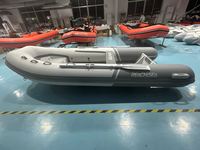 Bateau semi-rigide (RHIB) 10,5 pieds pour 5 personnes, en Hypalon Achilles avec compartiment de rangement avant en aluminium étanche, modèle de luxe, fabriqué en Chine (OEM/ODM)