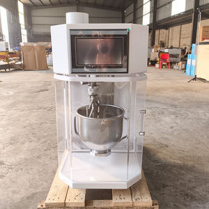 सर्वोत्तम मूल्य स्वचालित स्पर्श स्क्रीन सीमेंट मोर्टार मिक्सर मिश्रण उपकरण 5L बड़ी क्षमता सीमेंट मोर्टार मिक्सर ब्लेंडर मशीन - Product Image 3