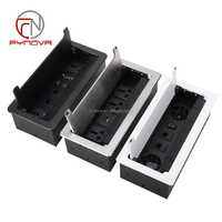 Multiprise USB encastrable personnalisée pour bureau, prise électrique universelle, prise de bureau standard européenne pour meubles et tables de conférence