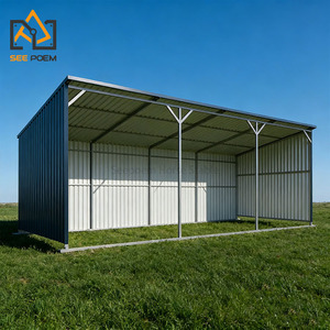 中国工业预制农场储藏户外带屋顶马厩，适用于奶牛/驴/羊/牛/牛群等家畜 - Product Image 6