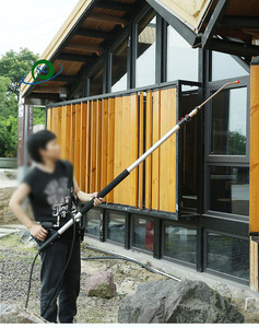 Pistola de <span class=keywords><strong>Agua</strong></span> de Alta Presión con Poste Telescópico de 6 Metros, Cuatro Secciones, <span class=keywords><strong>Limpiador</strong></span> para Limpieza de Paredes Exteriores - Product Image 6
