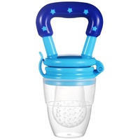 Silicone mesh zakje voor bijtringen, middelgrote doorlatende fruitvoeder, babyvoedingssupplement voor baby's - groothandel kraamartikelen