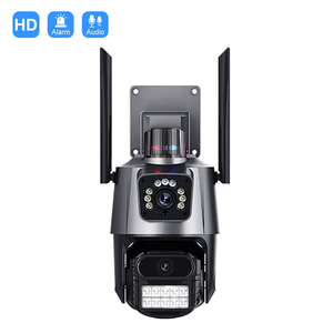 Cámara Inalámbrica <span class=keywords><strong>V380</strong></span> <span class=keywords><strong>Pro</strong></span> SC08-W-L con Audio Bidireccional, Resistente al Agua IP66, Red WIFI, Doble Lente, CCTV, PTZ - Product Image 2