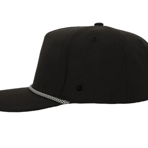 OEM Custom 5 Panel Embroidery Patch Logo Rope Baseball <b>Cap</b> <b>Waterproof</b> Curved Brim Golf Gorras Mens Sports Dad Hat Baseball <b>Caps</b> - Product Image 3