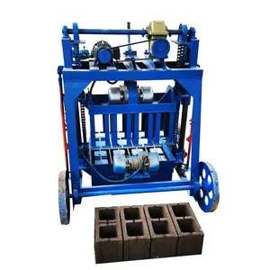 Large Mobile Cement Block Machine High Production Interlocking Concrete Cement Block Machine Sales