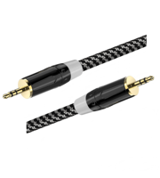 Cable de Audio Estéreo de 3.5mm Compatible con MP3, Teléfonos Móviles, Computadoras, Altavoces