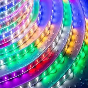 Tiras de Luces <span class=keywords><strong>LED</strong></span> para Exteriores de 220V 110V, Impermeables IP67, <span class=keywords><strong>RGB</strong></span>, 6 Colores, <span class=keywords><strong>Tira</strong></span> de <span class=keywords><strong>LED</strong></span> Flexible para Iluminación Decorativa, Las <span class=keywords><strong>Tira</strong></span> <span class=keywords><strong>Led</strong></span> - Product Image 4