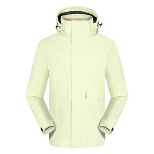 Veste d'hiver imperméable pour homme 3 en 1, coupe-vent, avec logo personnalisé et doublure en polaire - Product Image 3