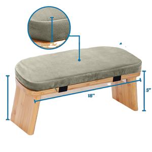 बांस ज़ेन ध्यान महिलाओं अयंगार योग मंजिल सहायक कुर्सी - Product Image 1