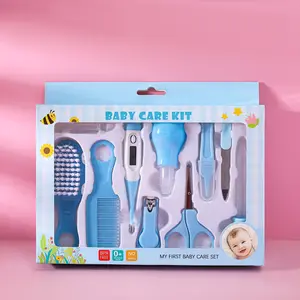 10pcs Newborn Nursery Health Care Set With Baby Grooming Tool Kit Baby Care Kit Gift Set