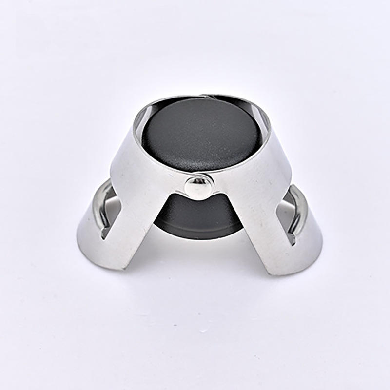 Black silver champagne plug