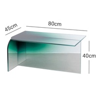 Organischer Moderner Nordischer Acryl-Couchtisch für Zuhause, Wohnzimmer, Sofa und Schlafzimmer – Möbel aus Organischem Glas