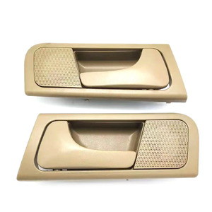 Manijas Interiores para Puertas de Buick Excelle, Color Beige, Plateado Electrolítico, Par Izquierdo y Derecho, Repuesto de Plástico ABS - Product Image 2