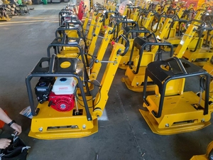 Compacteur à plaque diesel Compacteur à vibration HZR330 Tamper à plaque hydraulique bidirectionnel pour le compactage routier sol bitumineux - Product Image 6