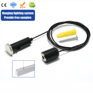 Câble de suspension léger à haute résistance avec extrémités à boucle sertie, câble de suspension durable pour projets d'éclairage commercial - Product Image 3